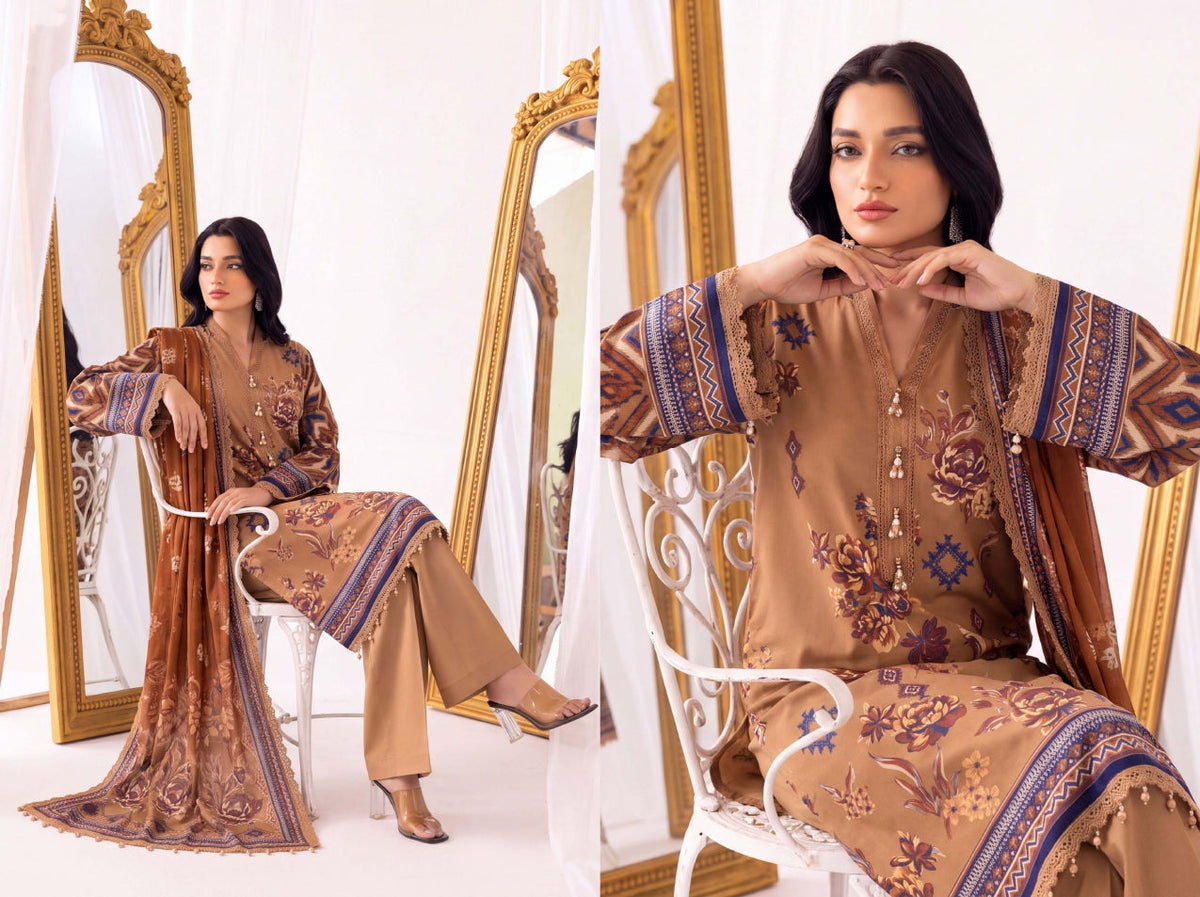 3PC RUPAS DIGITAL PRINT VISCOSE VL-140-D#06