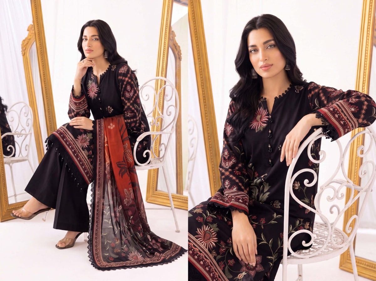 3PC RUPAS DIGITAL PRINT VISCOSE VL-140-D#09