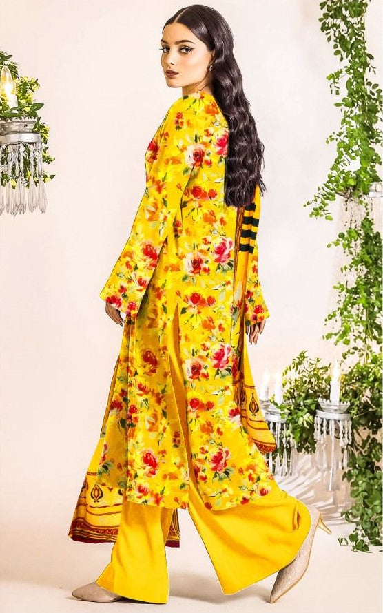 3PC UNSTITCHED LAWN RT-D-05