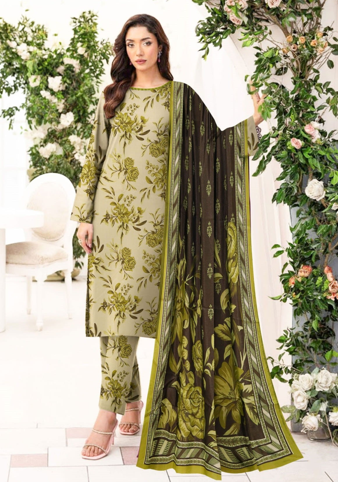 3-PC Masoori Un-Stitched RTM-03