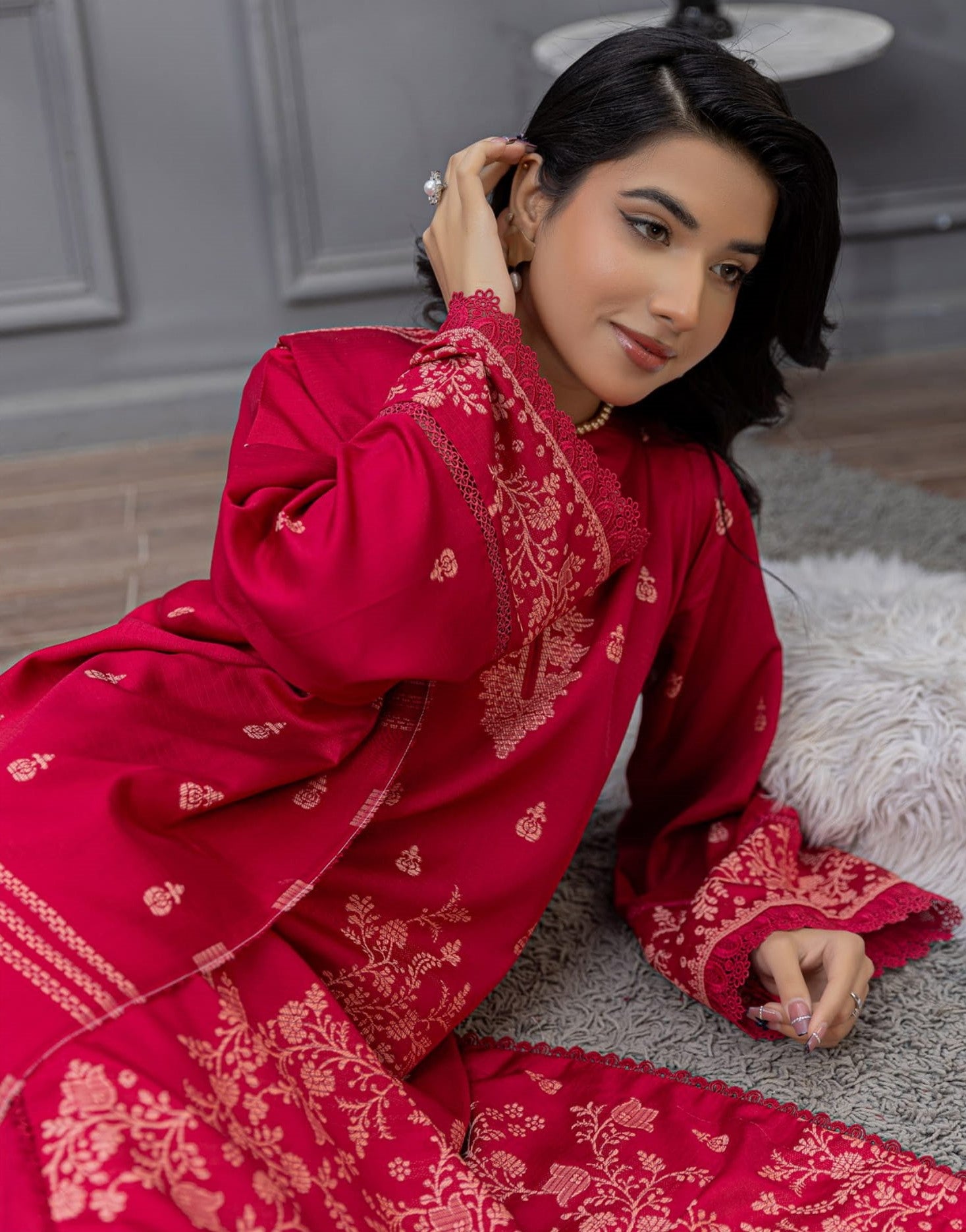 3PC VISCOSE JACQUARD RTVJ-09