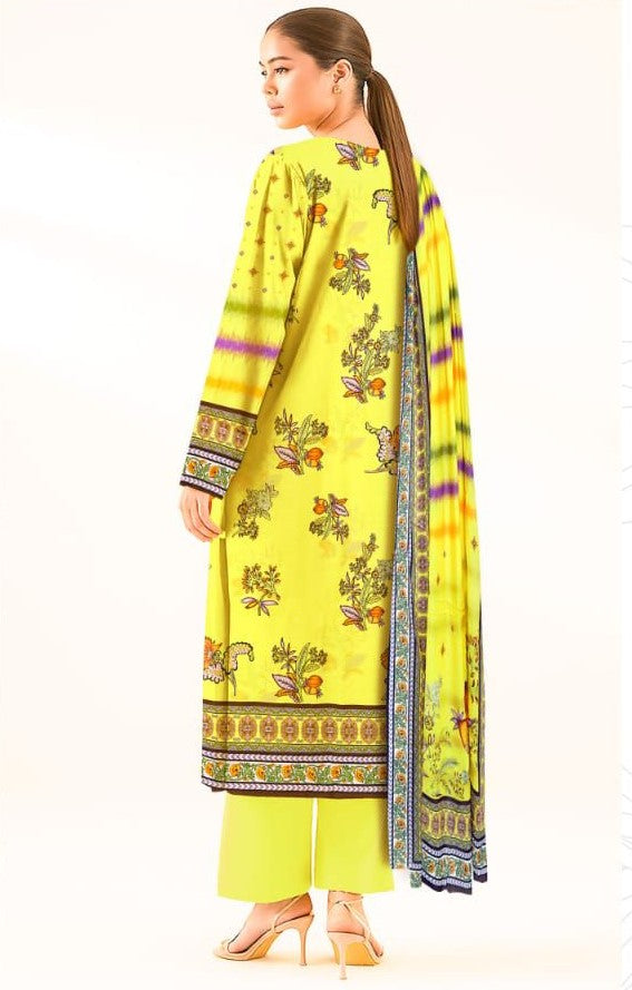 3PC UNSTITCHED LAWN RT-N-09