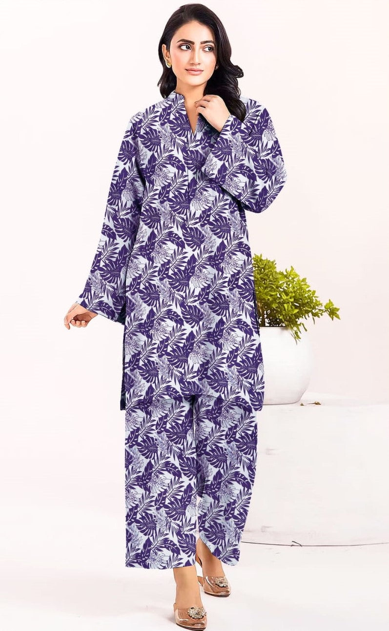 2PC Grid Cambric Cotton RT-GC-04