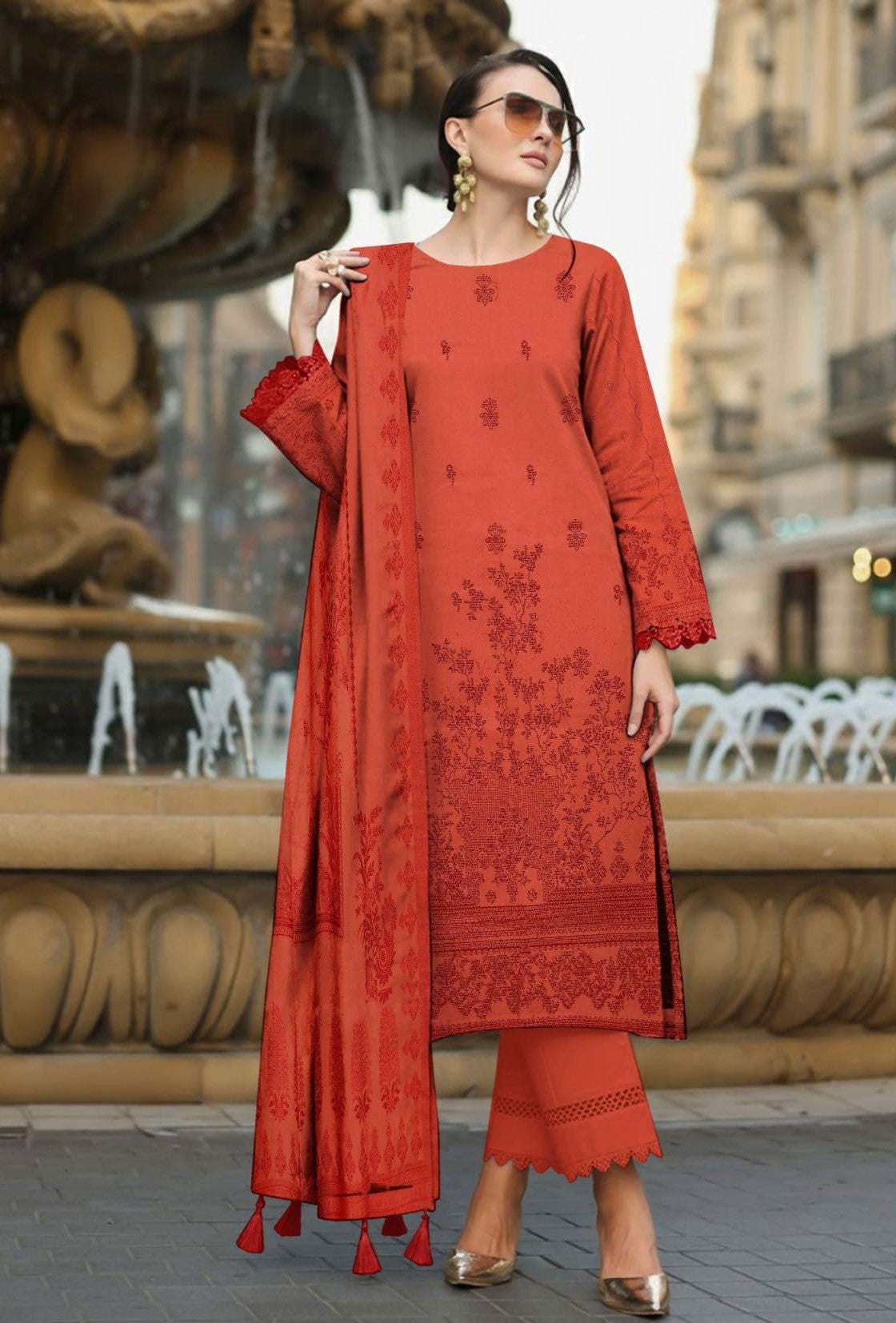 3PC VISCOSE JACQUARD RTVJ-03