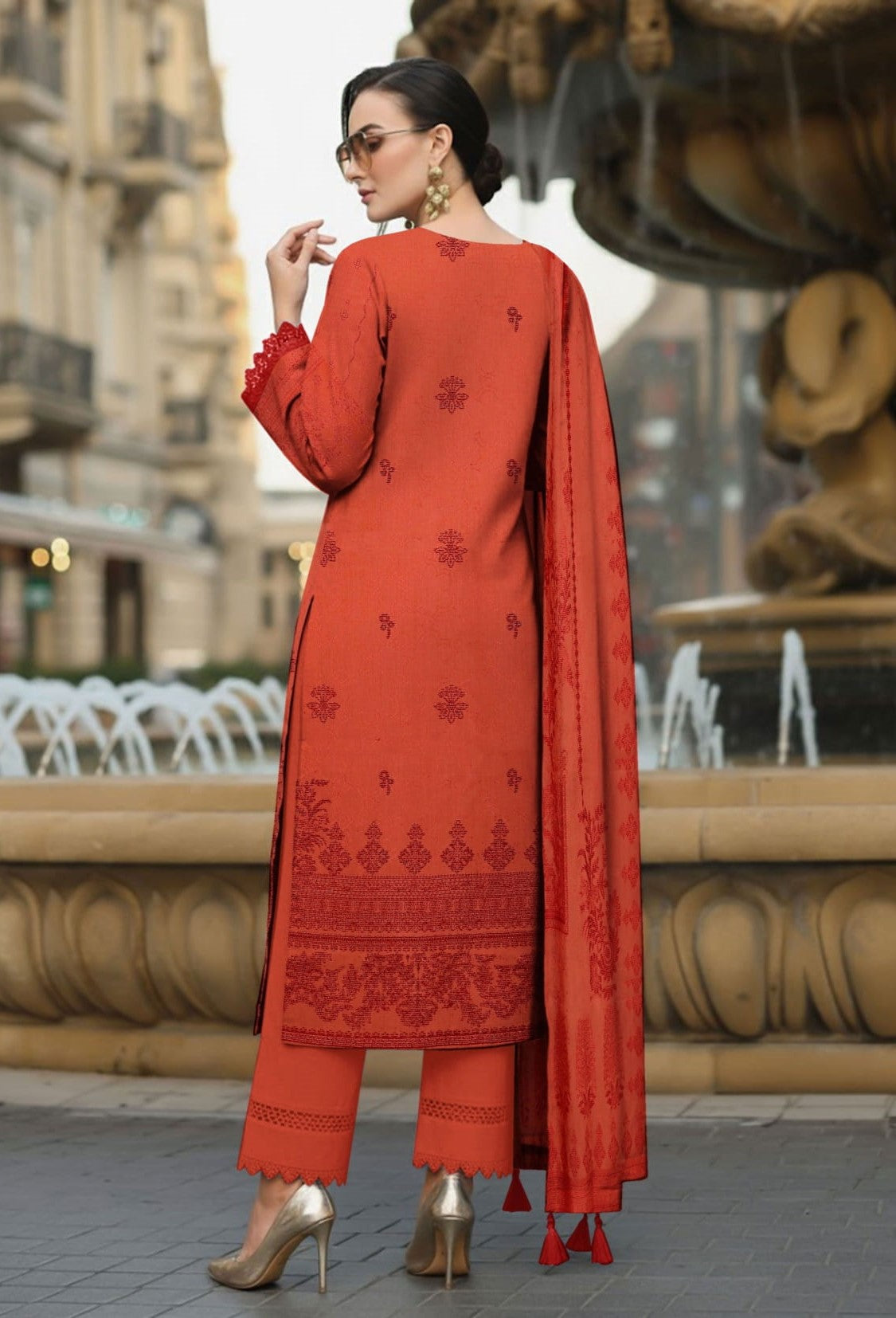 3PC VISCOSE JACQUARD RTVJ-03