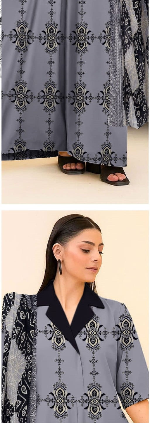 Ornate Slate 3-PC Unstitched RT-RC-05