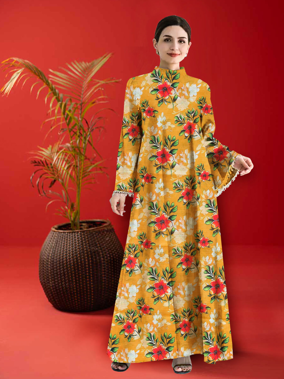 2-Piece Un-Stitched Bana Dora Lawn RT-2505