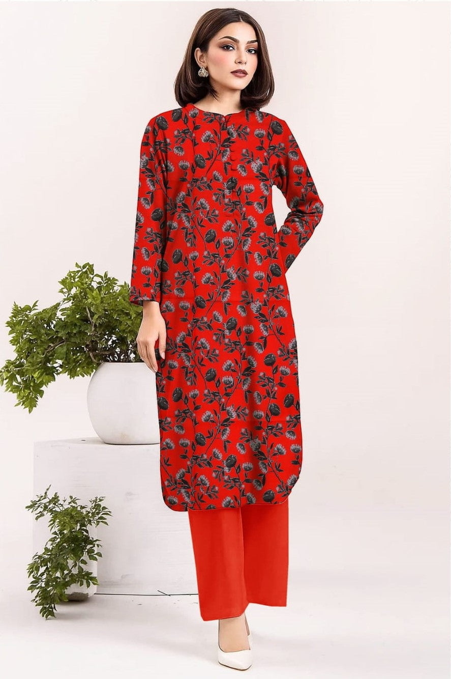 Black Floral Vine Print-RT-LK-09