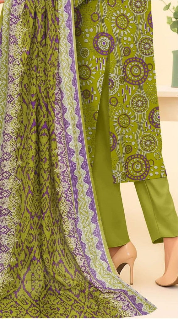 Olive Orbit 3-PC Unstitched RT-RC-06