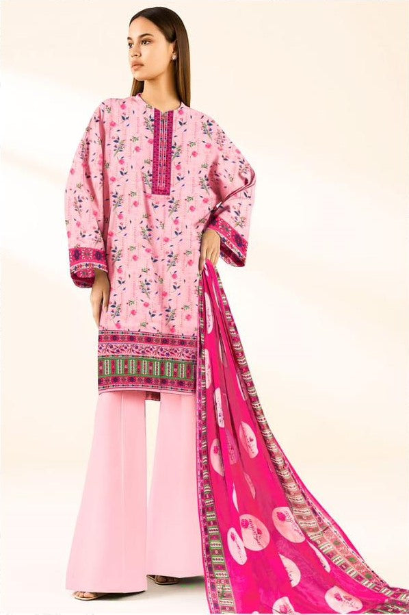 3PC UNSTITCHED LAWN RT-N-10