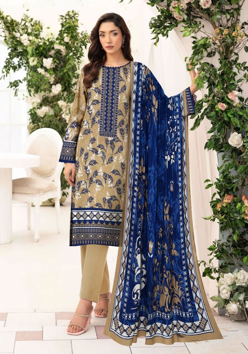 3PC Doria Staple Linen  RT-M-11