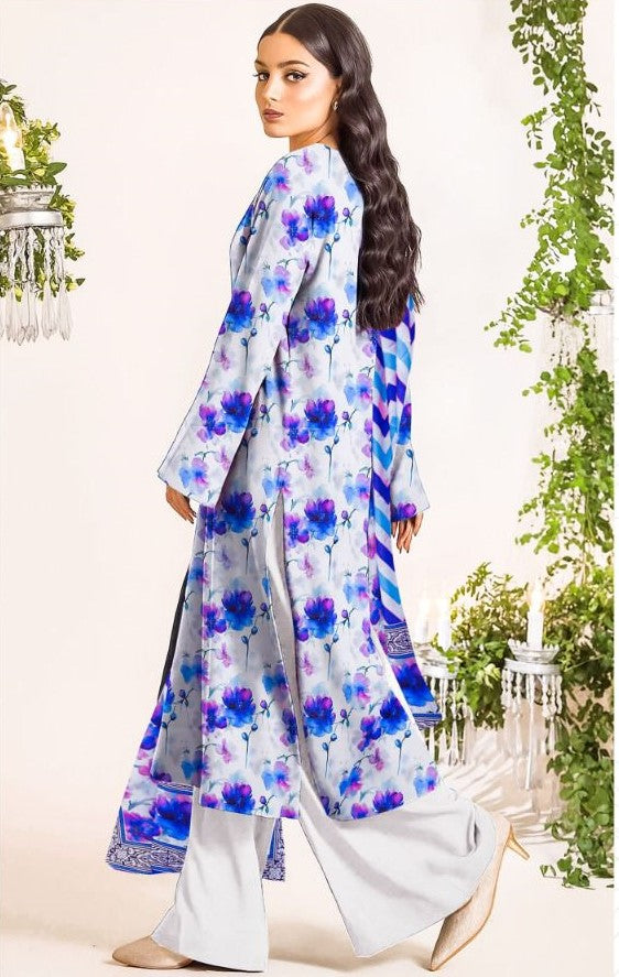 3PC UNSTITCHED LAWN RT-D-10