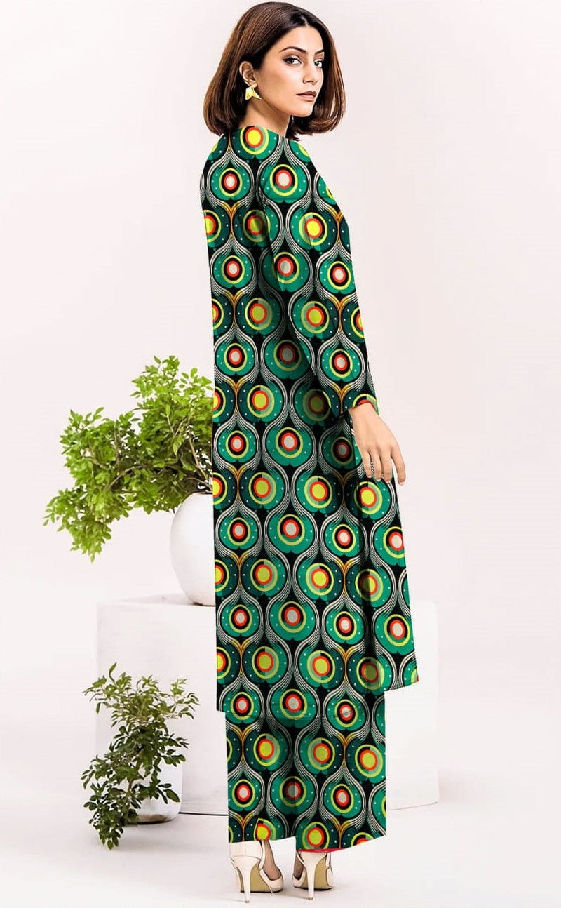 2PC Grid Cambric Cotton RT-GC-06