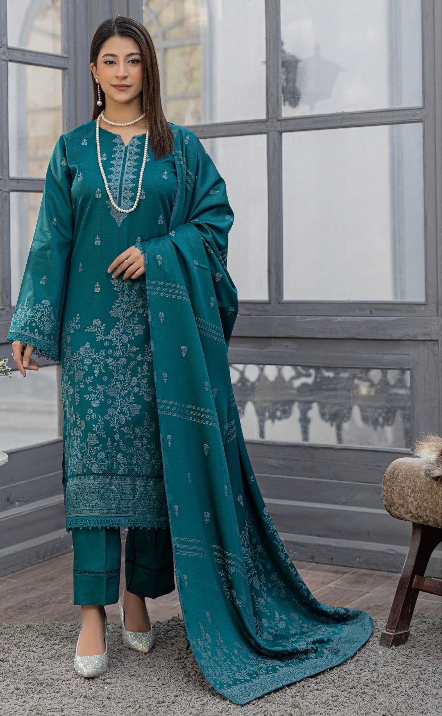 3PC VISCOSE JACQUARD RTVJ-11