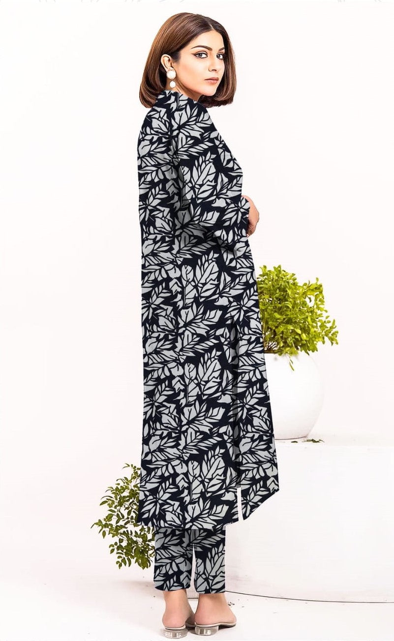 2PC Grid Cambric Cotton RT-GC-08