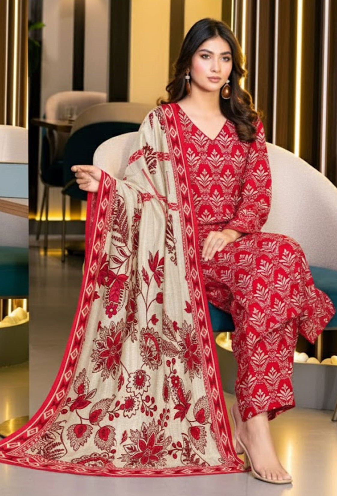 3PC VISCOSE LINEN RT-RM-06