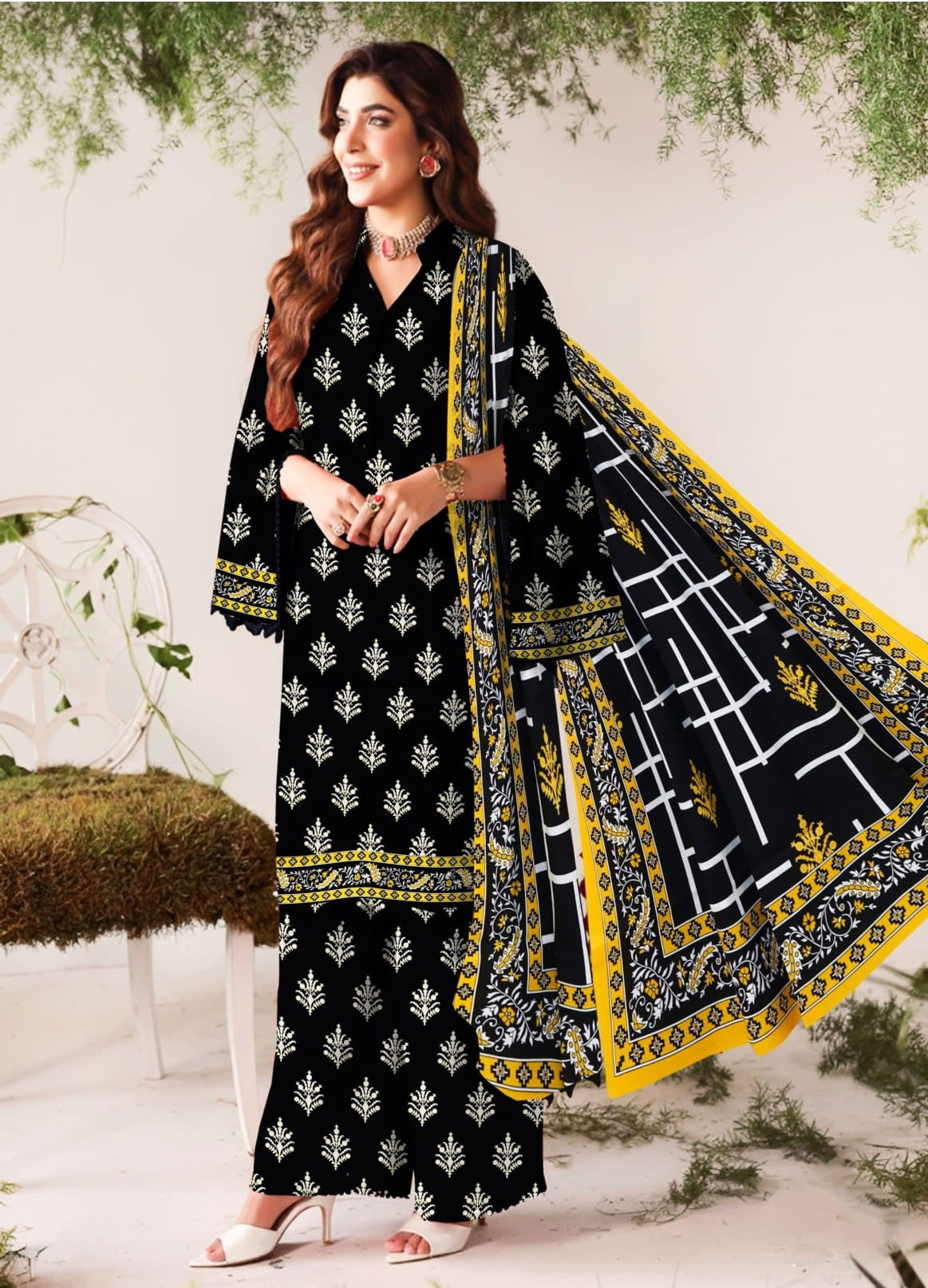 3PC VISCOSE LINEN RT-VL-26