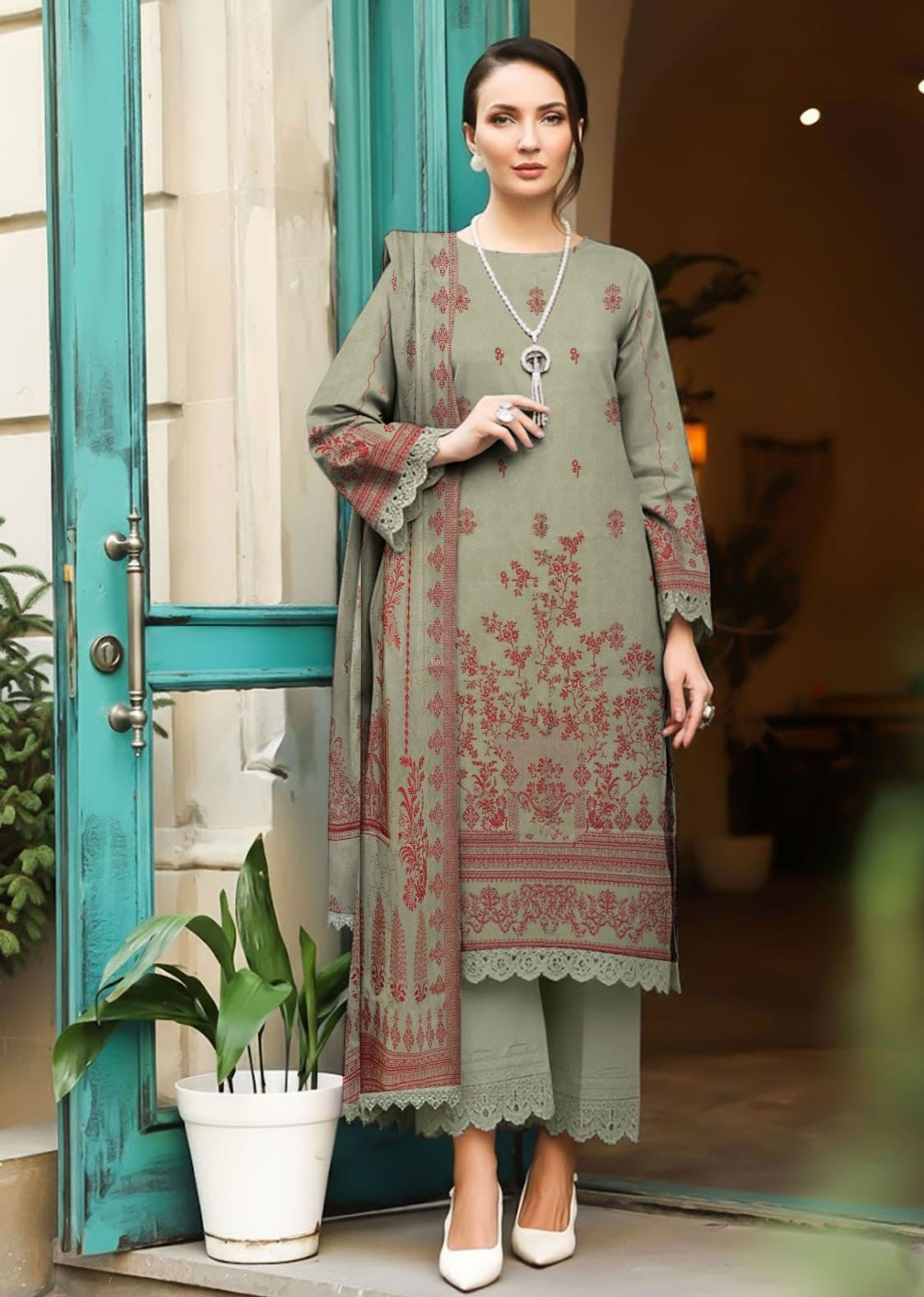 3PC VISCOSE JACQUARD RTVJ-05