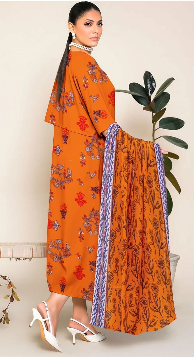 Amber Bloom 3-PC Unstitched RT-RC-09