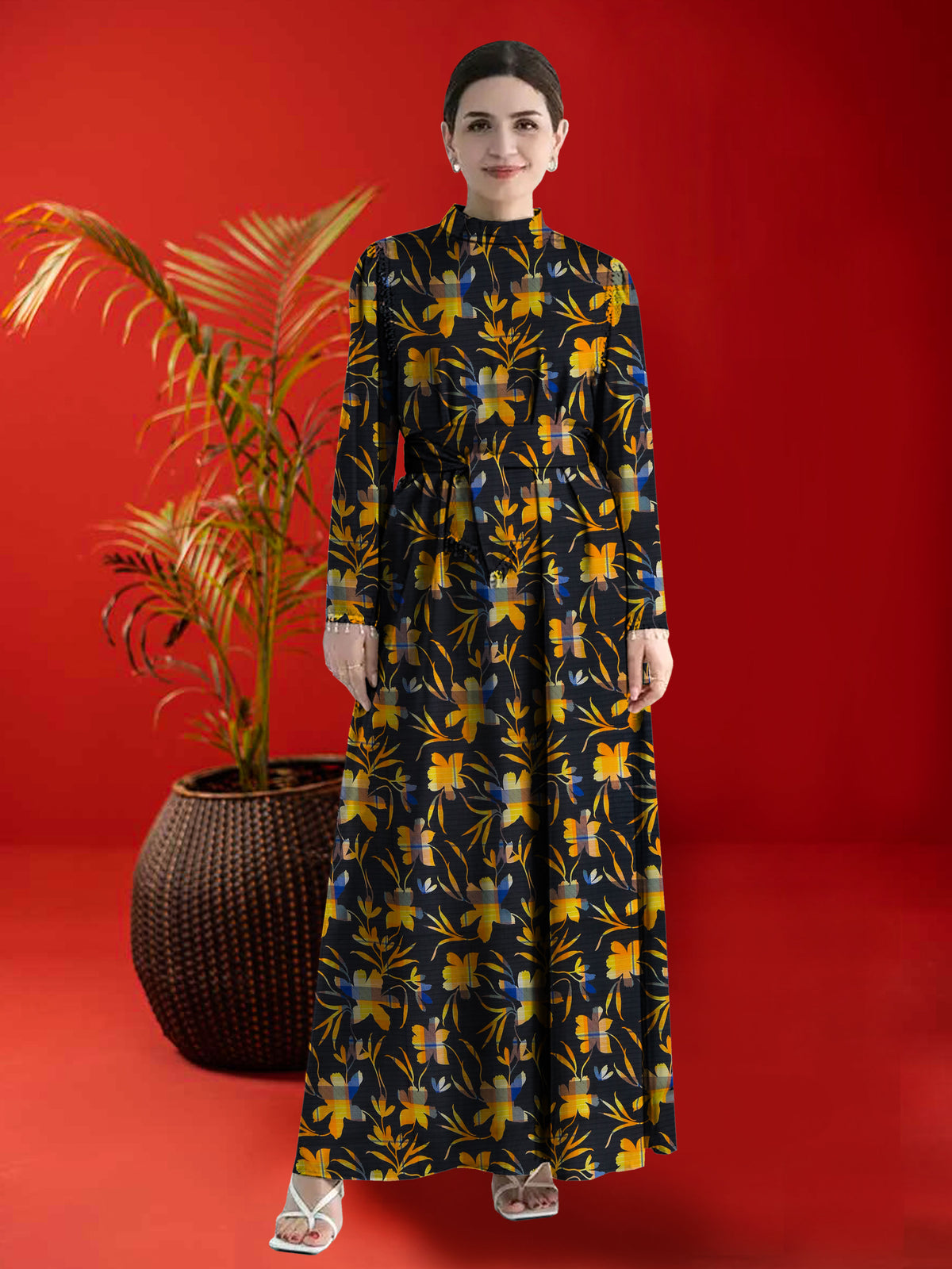 2-Piece Un-Stitched Bana Dora Lawn RT-2506