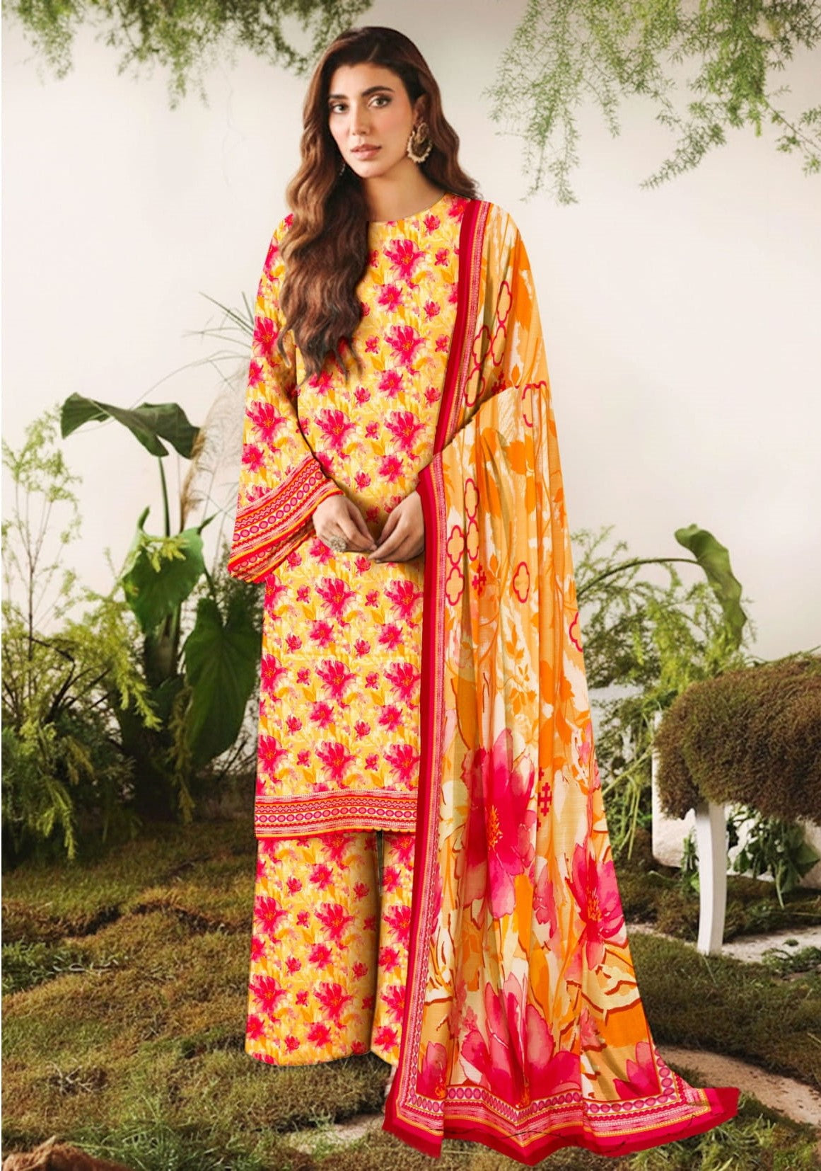 3PC VISCOSE LINEN RT-VL-27