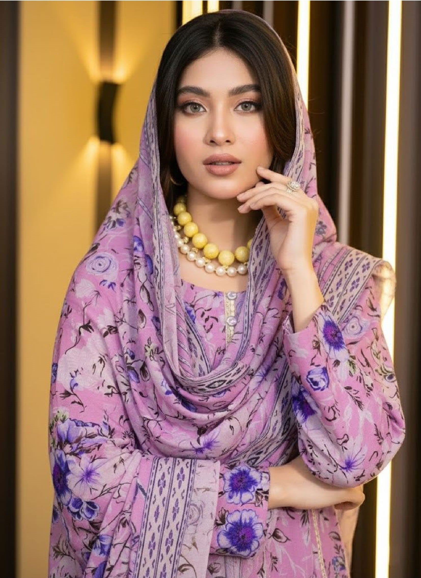 3PC VISCOSE LINEN RT-RM-07