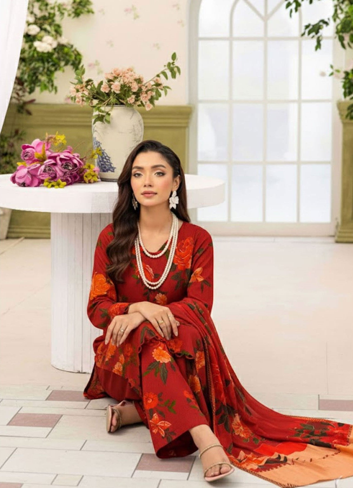 3-PC Masoori Un-Stitched RTM-07