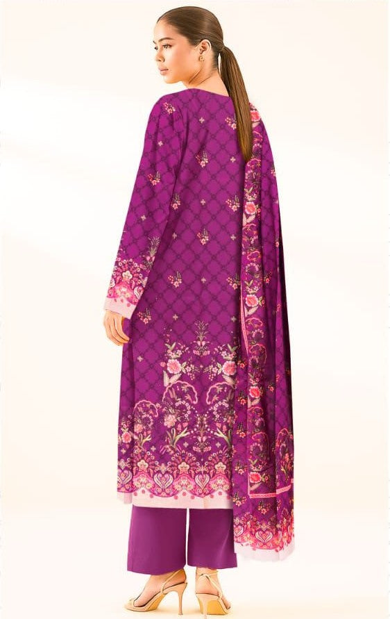 3PC UNSTITCHED LAWN RT-N-01