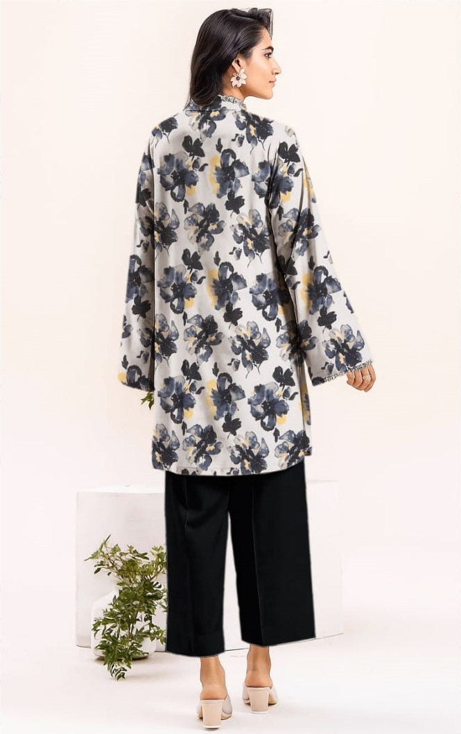 Smoky Grey Floral Print-RT-LK-01