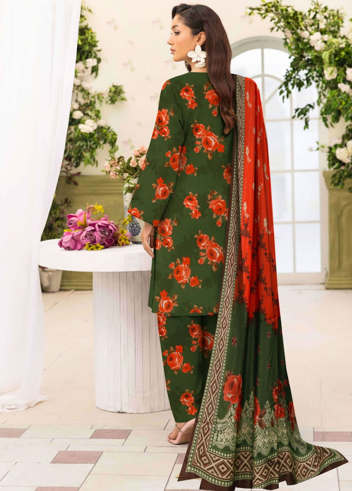 3-PC Masoori Un-Stitched RTM-08