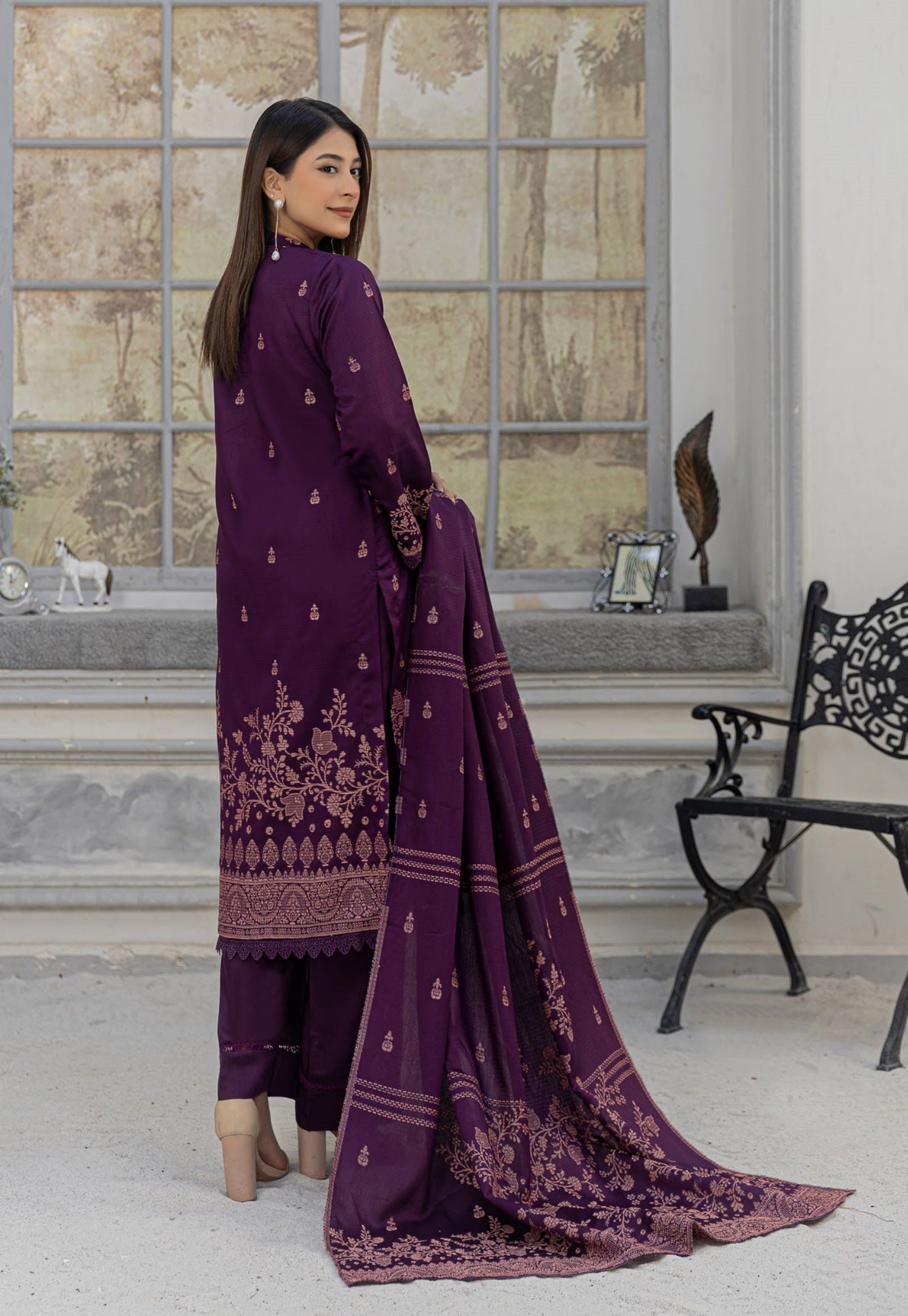 3PC VISCOSE JACQUARD RTVJ-13