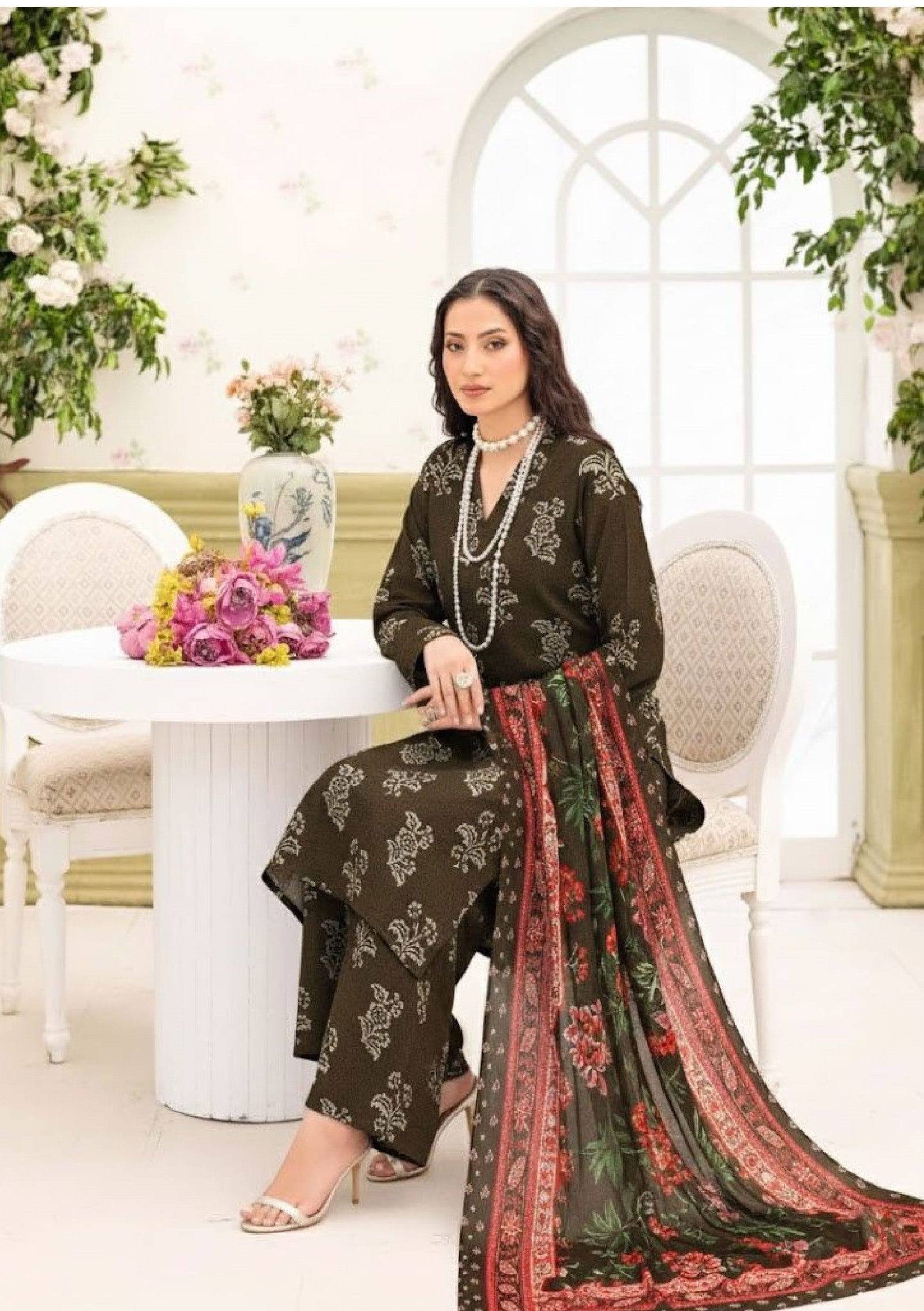 3-PC Masoori Un-Stitched RTM-10