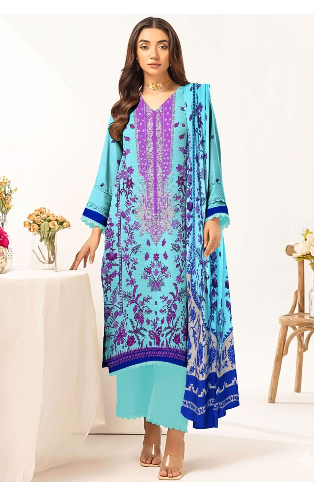 3PC Doria Staple Linen  RT-NC-02