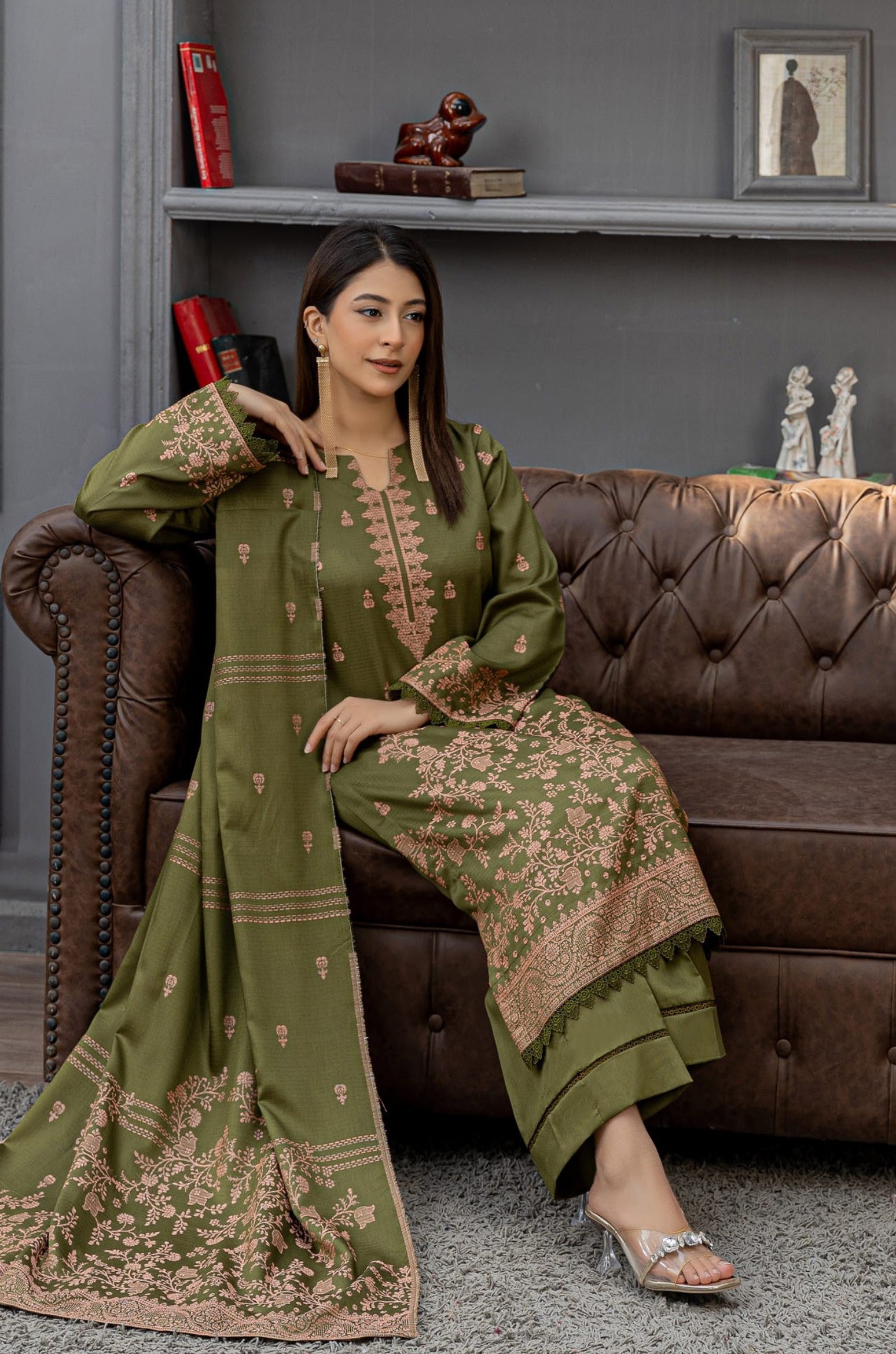 3PC VISCOSE JACQUARD RTVJ-08