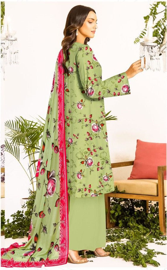 3PC UNSTITCHED LAWN RT-D-02