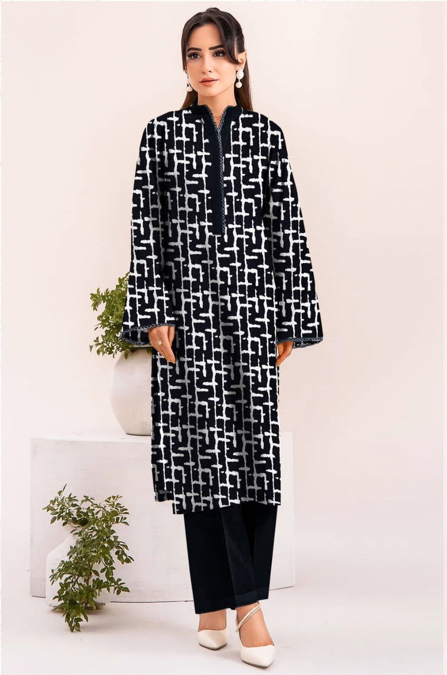Monochrome Grid Print-RT-LK-03