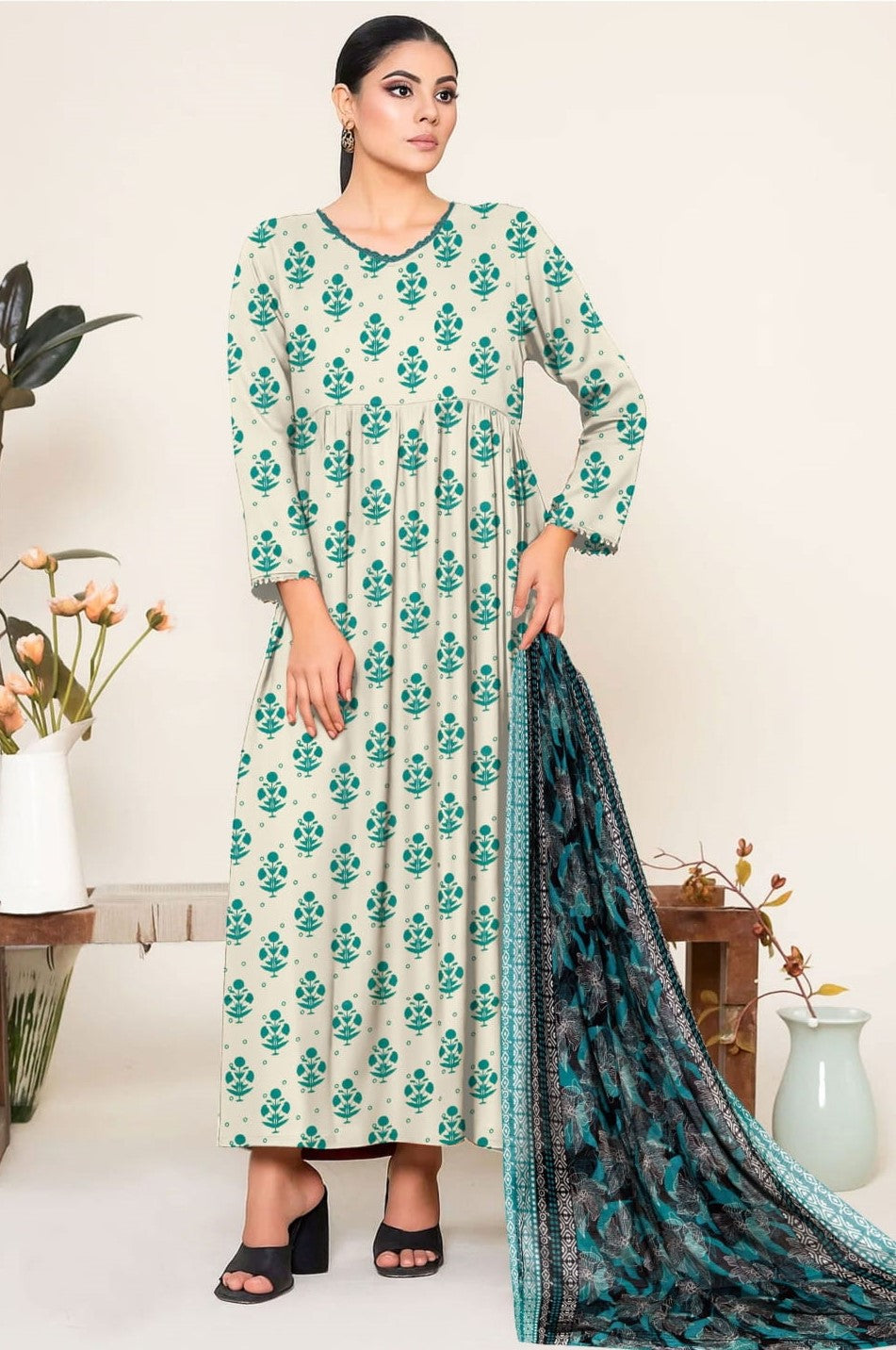 Botanic Bloom 3-PC Unstitched RT-RC-02