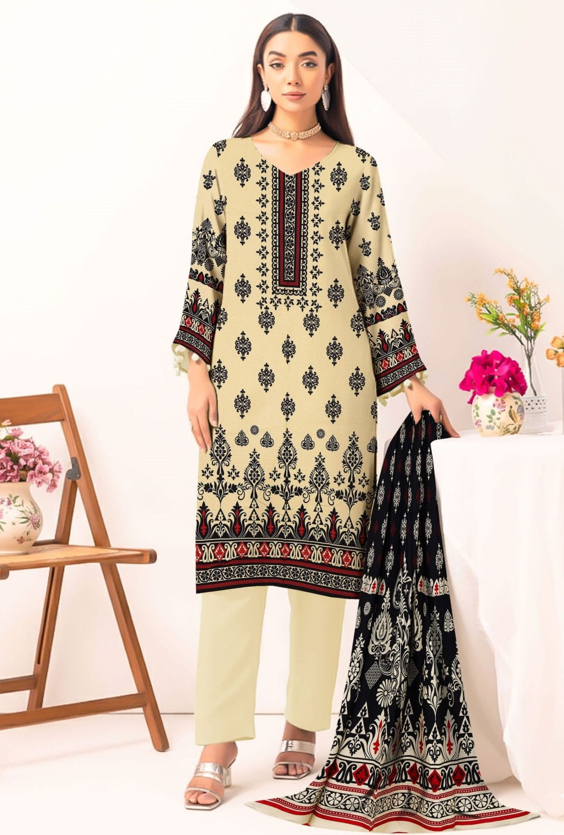 3PC Doria Staple Linen  RT-NC-03