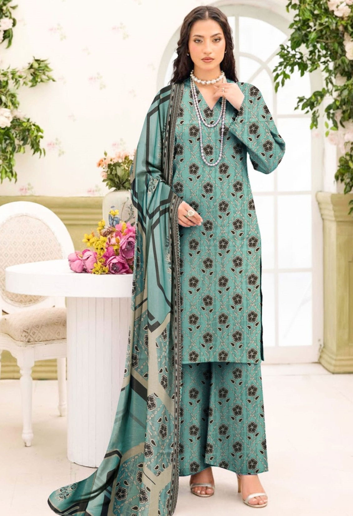 3-PC Masoori Un-Stitched RTM-02