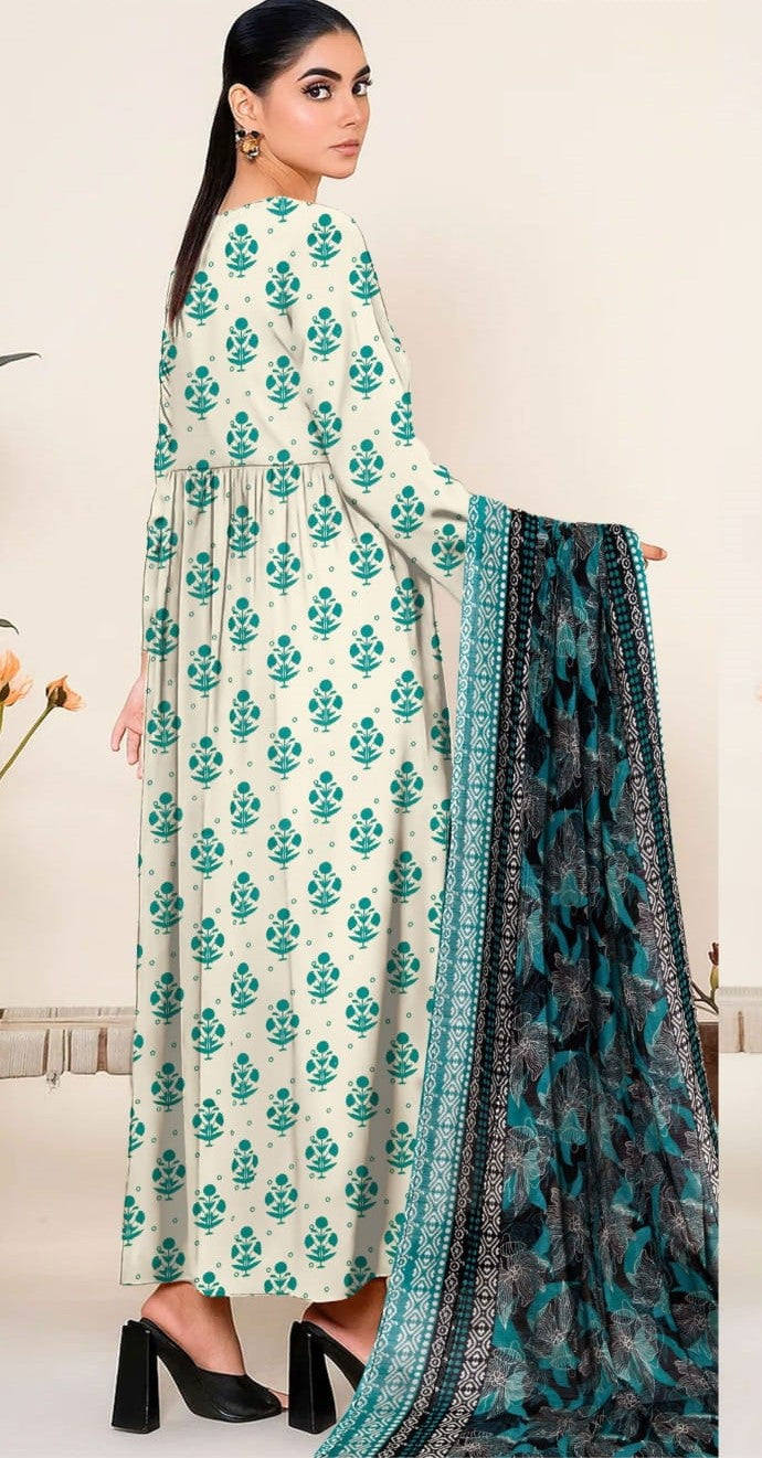 Botanic Bloom 3-PC Unstitched RT-RC-02