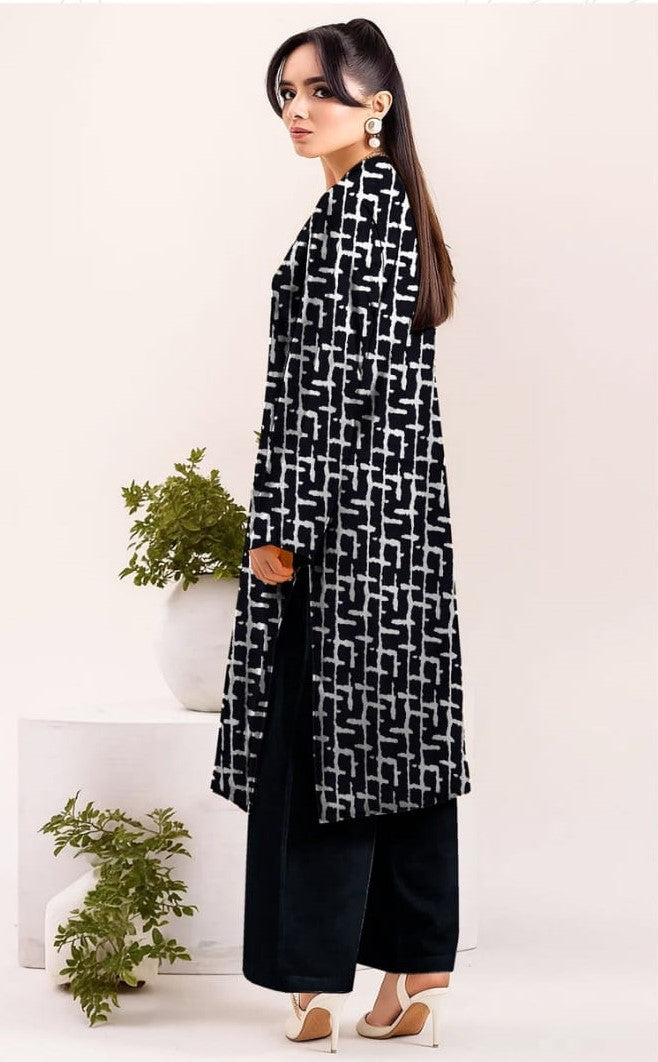 Monochrome Grid Print-RT-LK-03