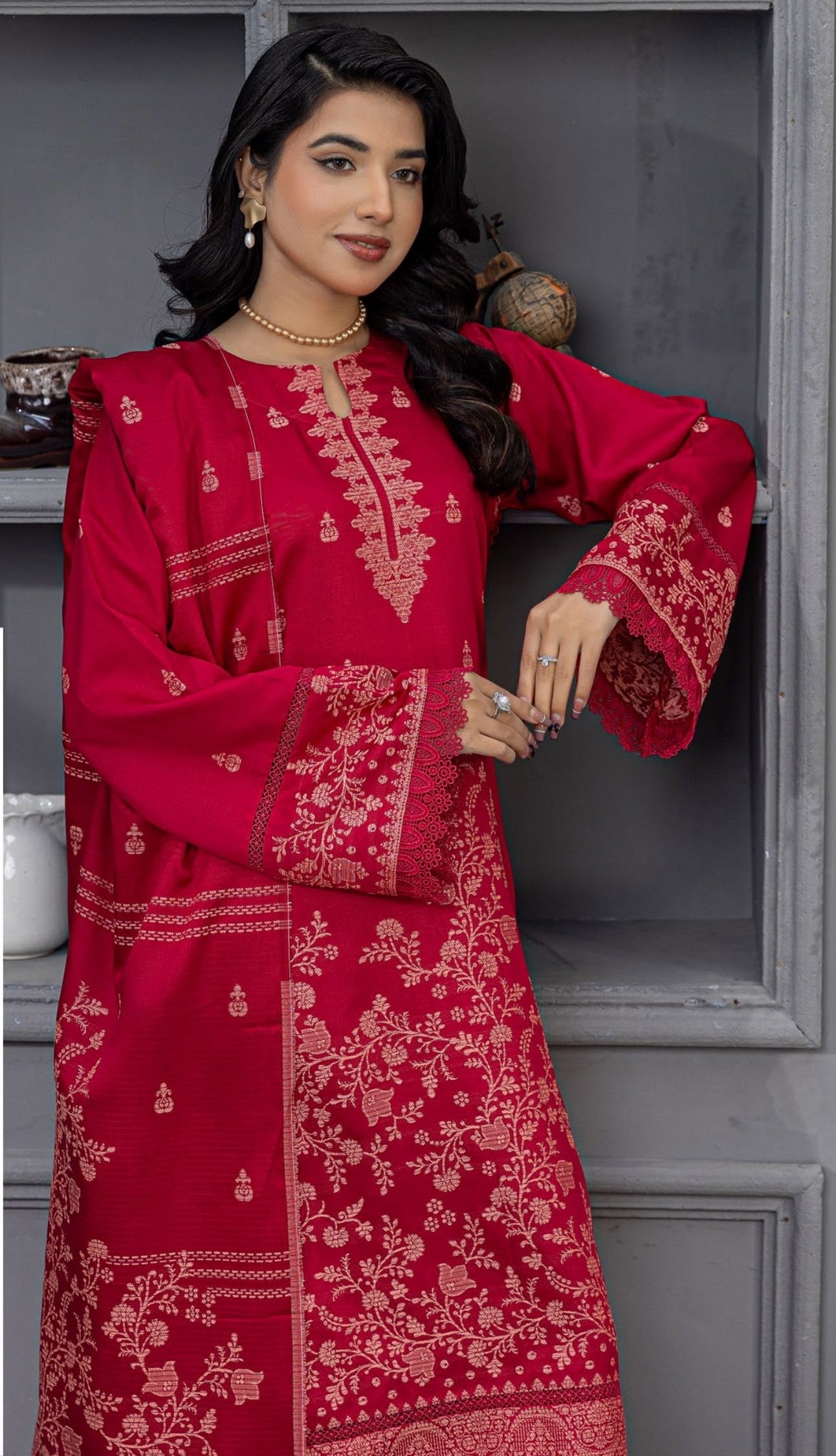 3PC VISCOSE JACQUARD RTVJ-09