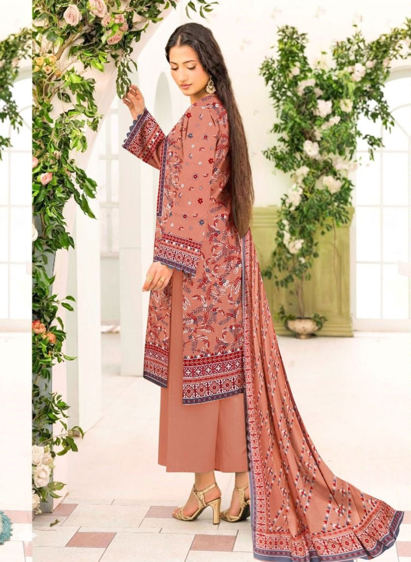 3PC Doria Staple Linen  RT-M-12