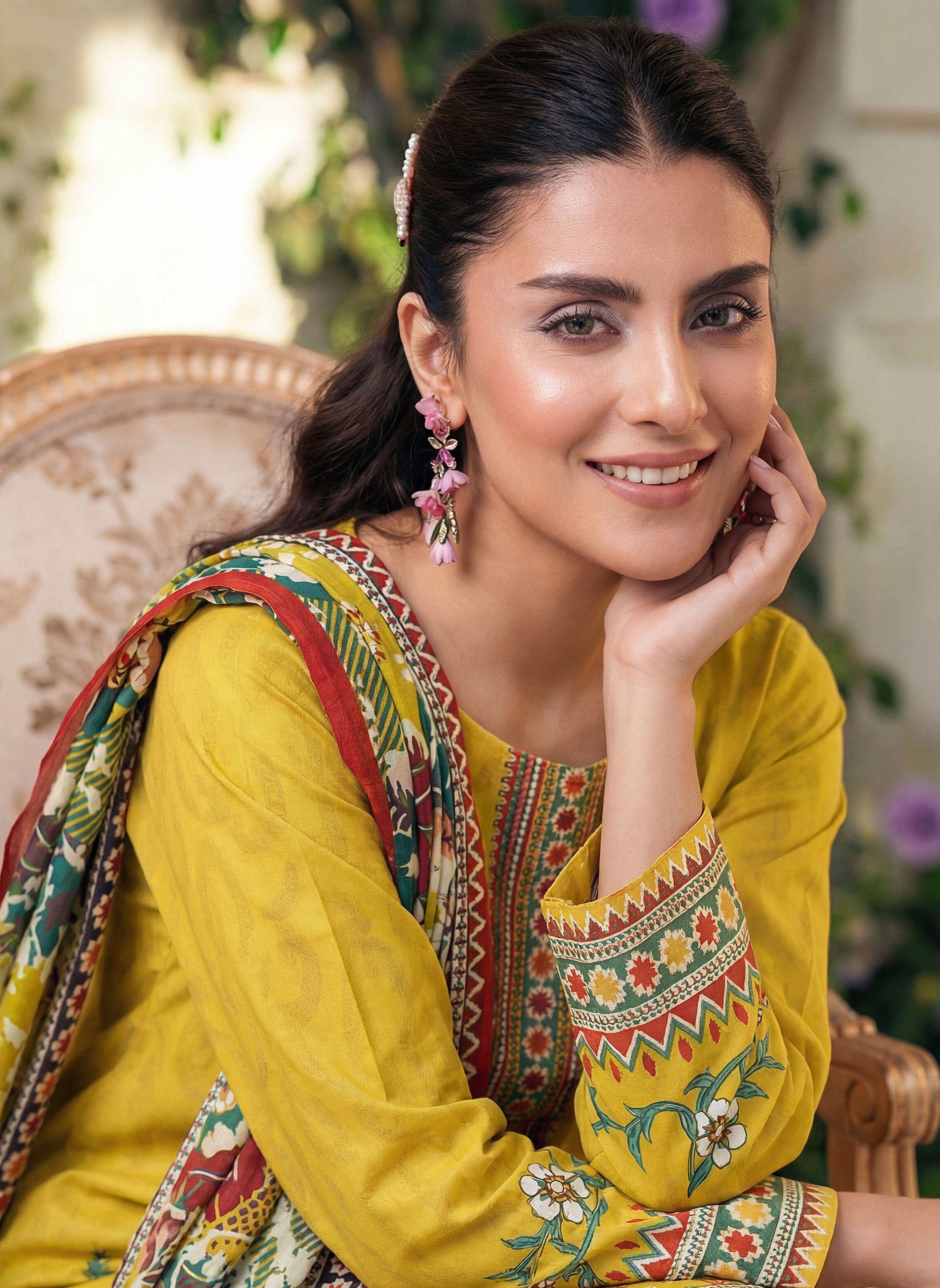 3PC UN-STITCHED LAWN RCL-14