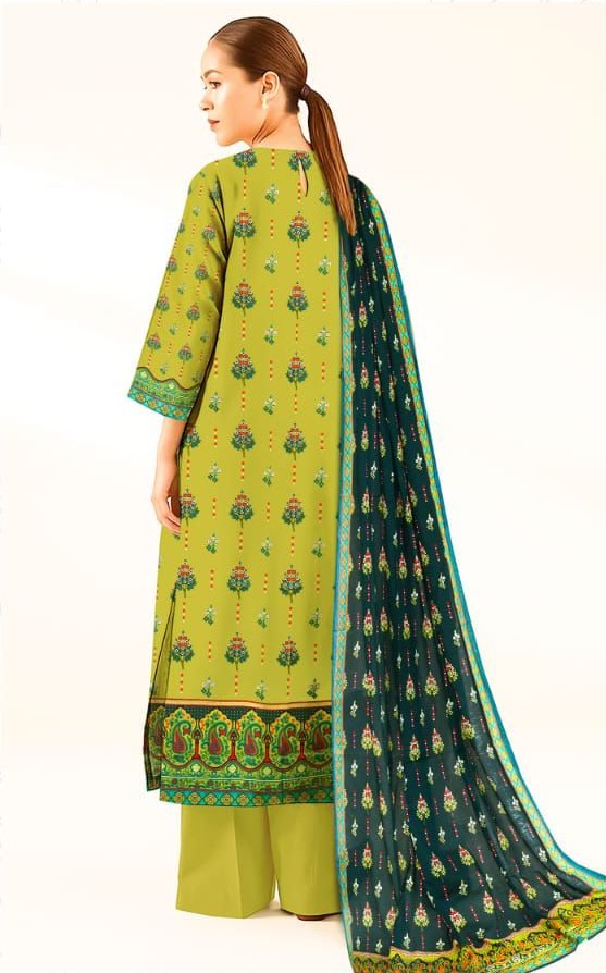 3PC UNSTITCHED LAWN RT-N-04