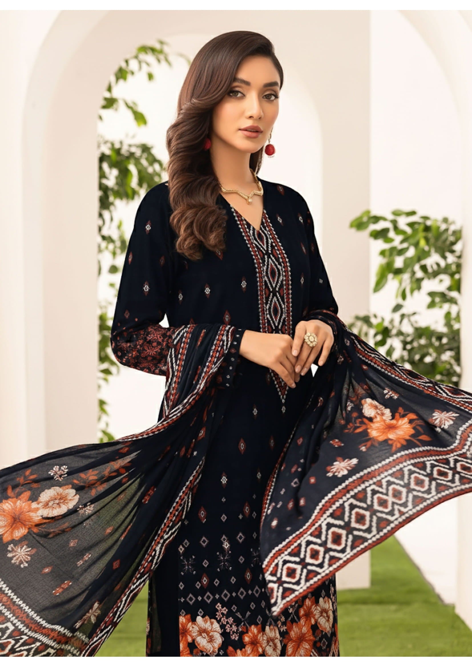 3PC VISCOSE LINEN RT-VLP-02