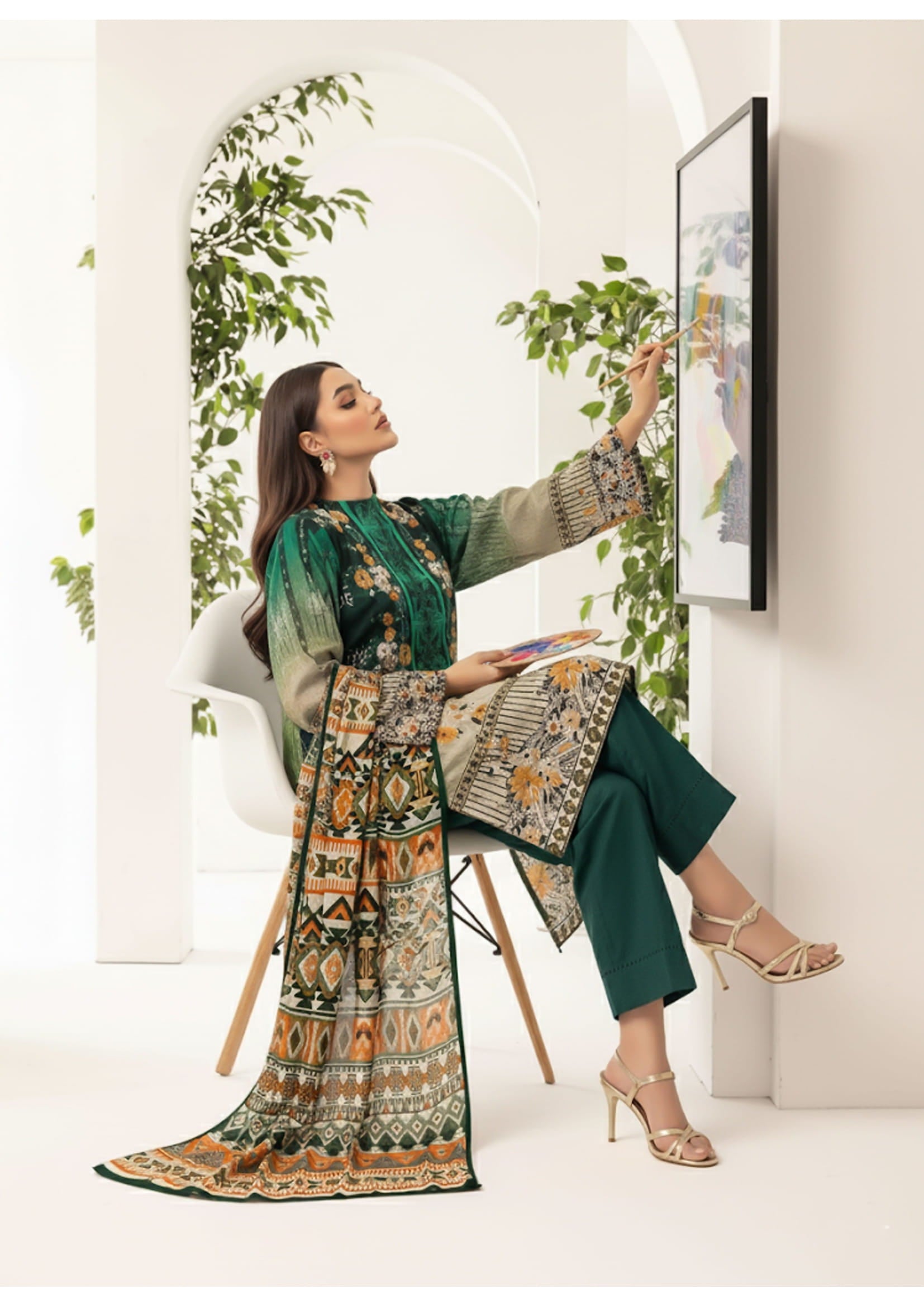 3PC VISCOSE LINEN RT-VLP-03