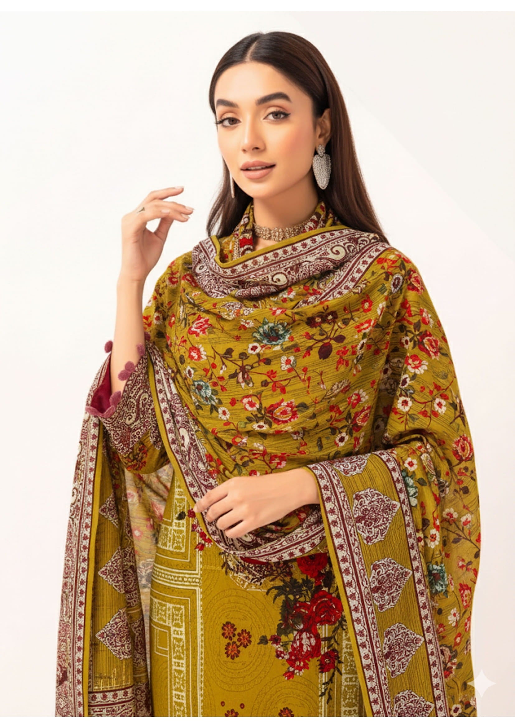 3PC VISCOSE LINEN RT-VLP-07