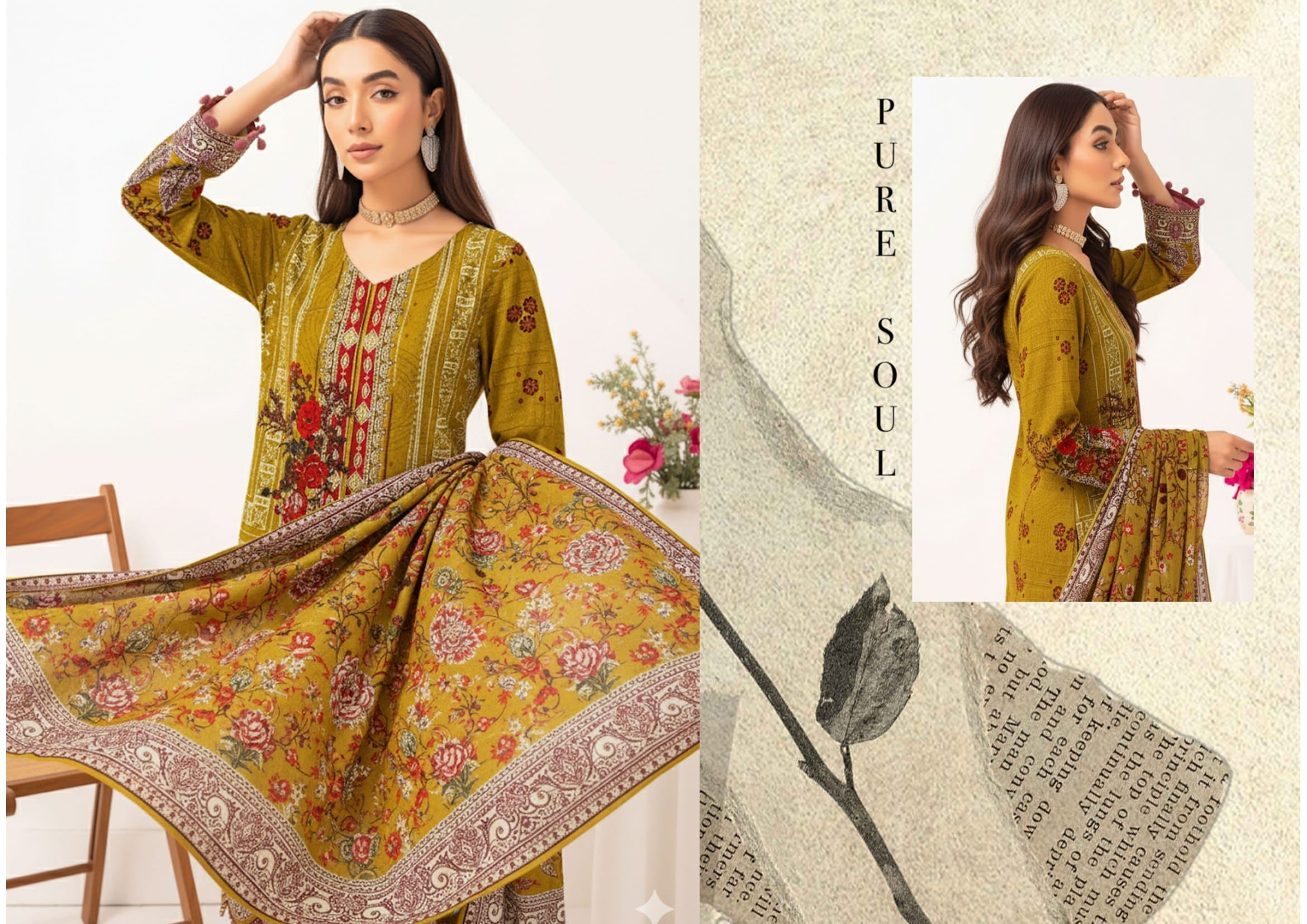 3PC VISCOSE LINEN RT-VLP-07