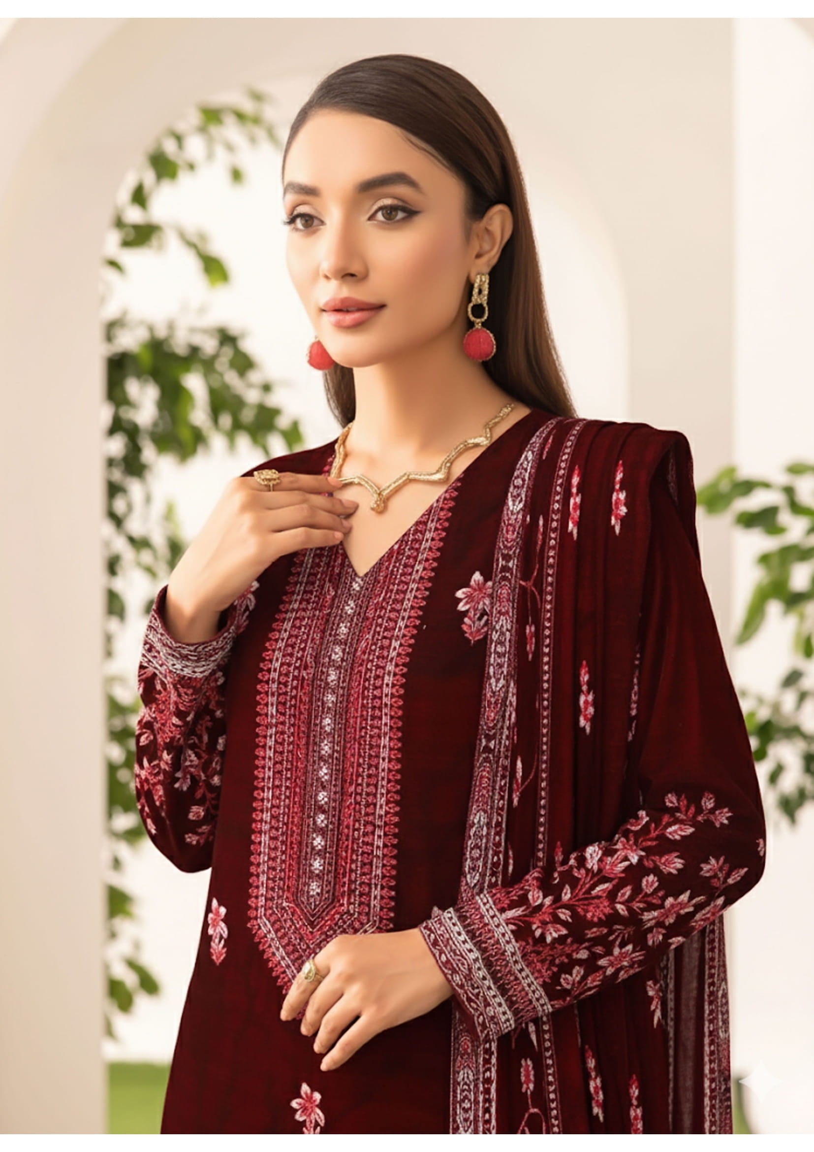 3PC VISCOSE LINEN RT-VLP-08